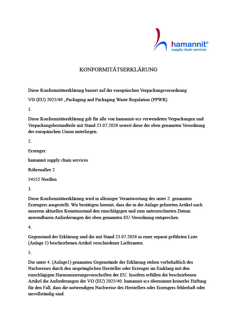 Microsoft Word - KONFORMITÄTSERKLÄRUNG Global hamannit 2026 Vo